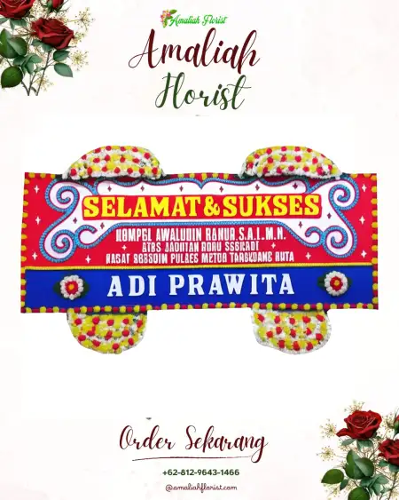Papan Bunga Ucapan Selamat Buliang